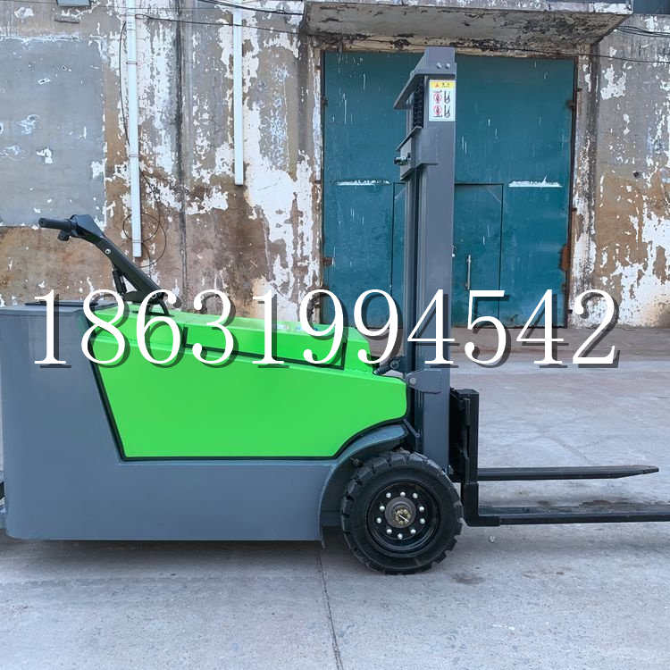 曹县小型电动叉车1吨2吨步行站驾式电瓶堆高充电装卸车液压升降车铲车